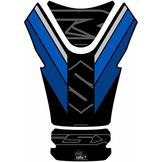 MOTOGRAFIX Tank Pad SUZUKI GSX-R1000 17- Black/Blue MT-TS031KB