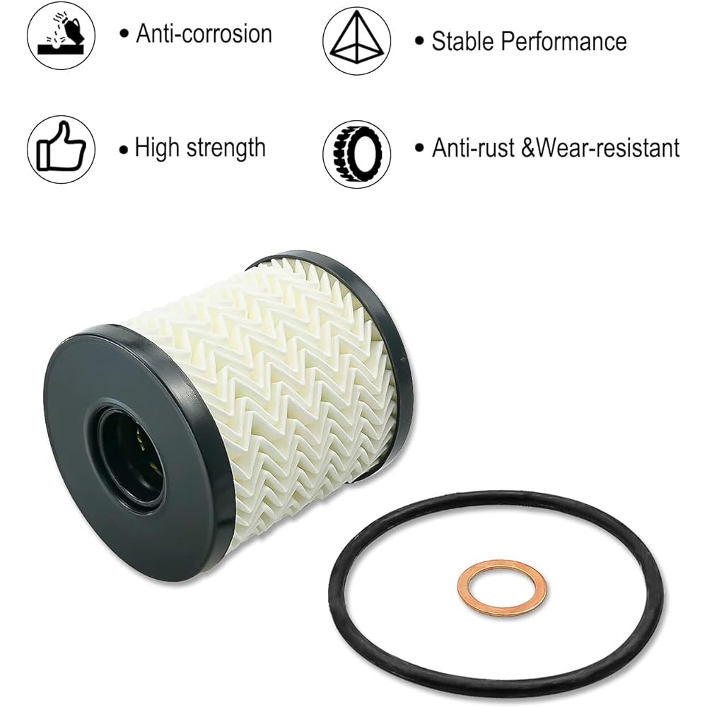 Oil Filter Kit 2 Packs MINI Cooper R56 R60 R58 R59 Countryman Club Man Pace Man Coupe Replacement 11427622446