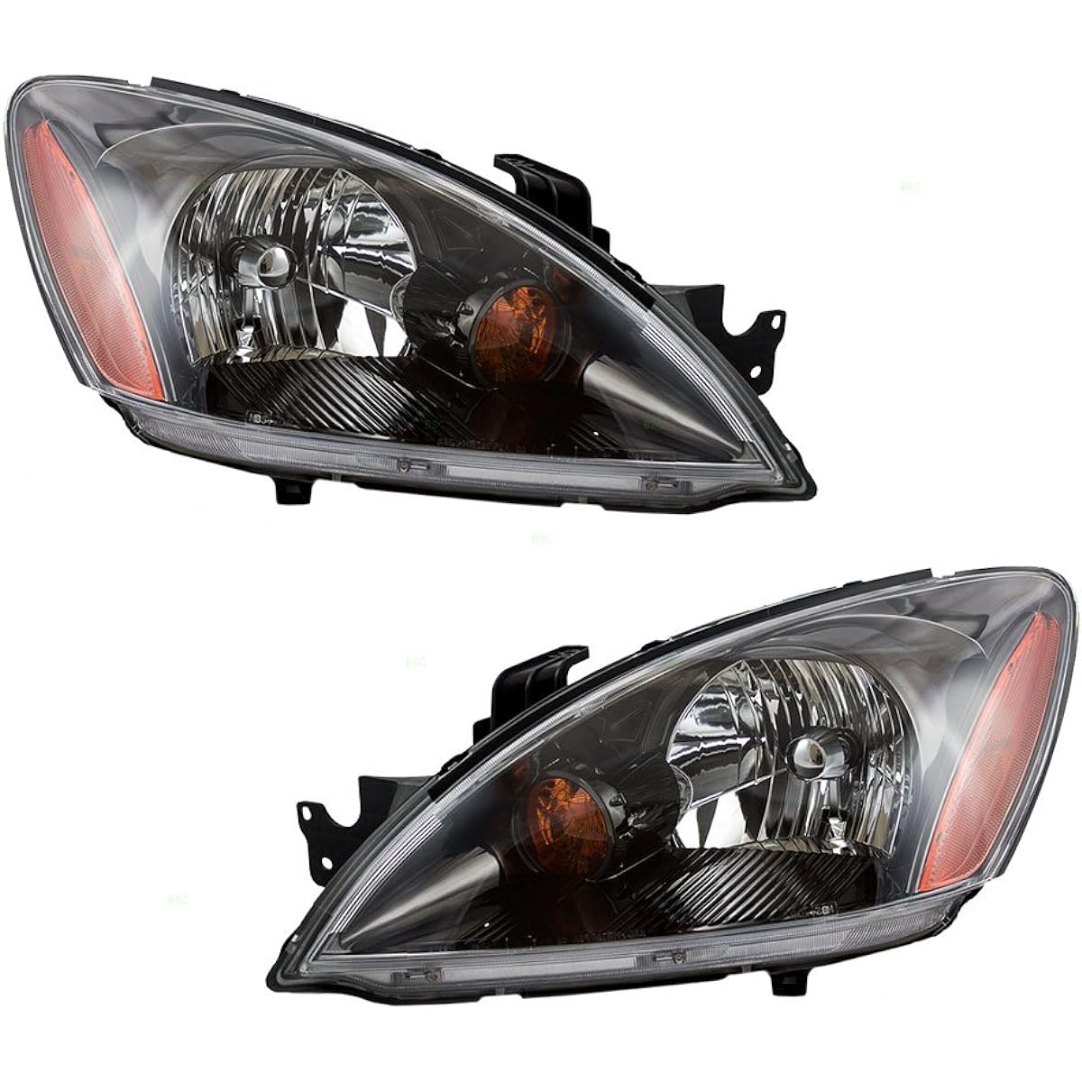Autoandart replacement driver's seat and passenger seat with headlight headlight Smoke lens 04-07 Lancer MN154900