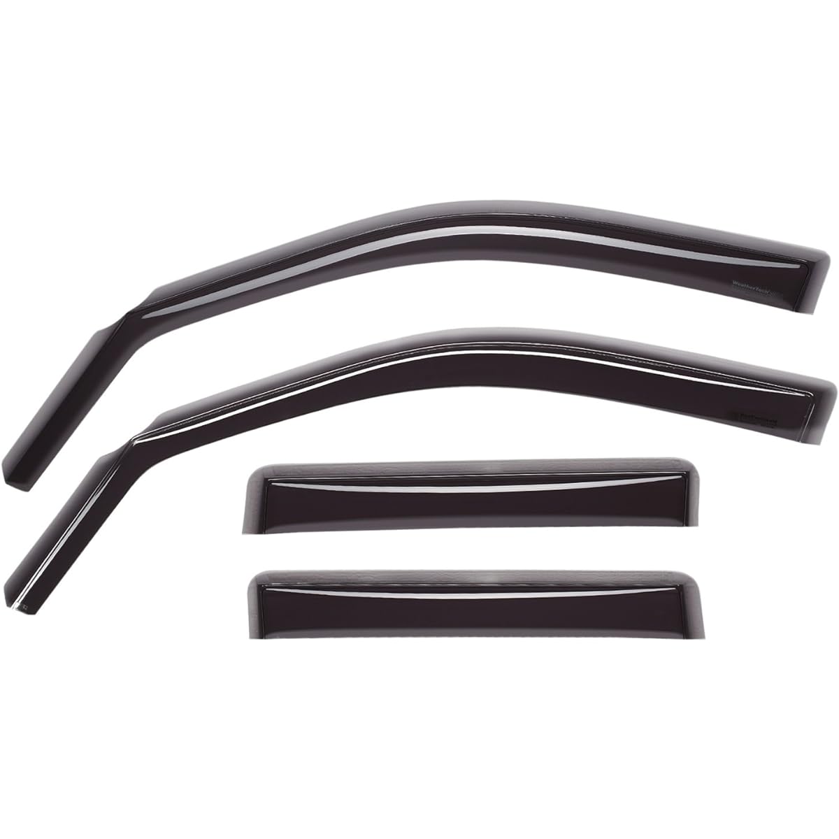 WEATHERTECH Custom Fit Front & Rear Side Window Dow Dark Smoke for Car
