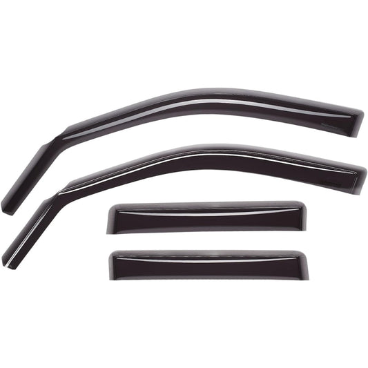 WEATHERTECH Custom Fit Front & Rear Side Window Dow Dark Smoke for Car
