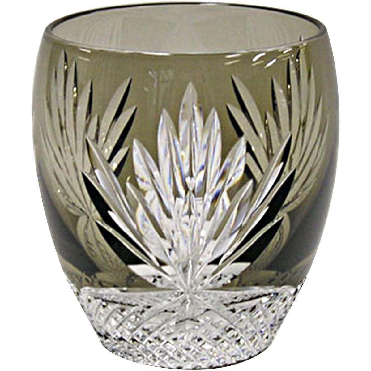 Kagami Crystal Rock Glass Moonlight Beauty Blue Ink Color 240cc Edo Kiriko T727-2763BLK