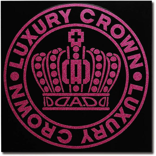 Garcon DAD Crown Circle Sticker S size [White] ST143-01 D.A.D