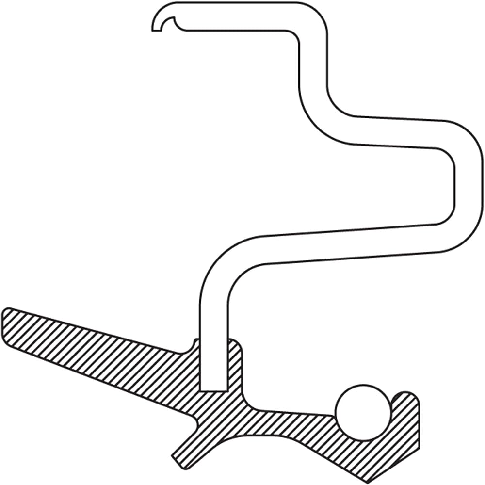 NATIONAL 710496 Transcase output shaft seal