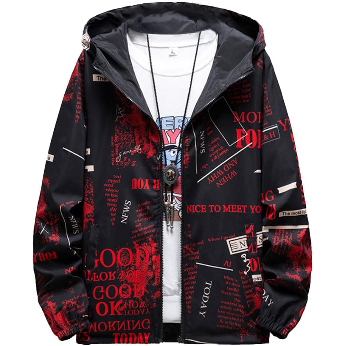 [amatsu] Reversible Zip Up Windbreaker Stylish Parka Korean Fashion Spring Autumn Men's