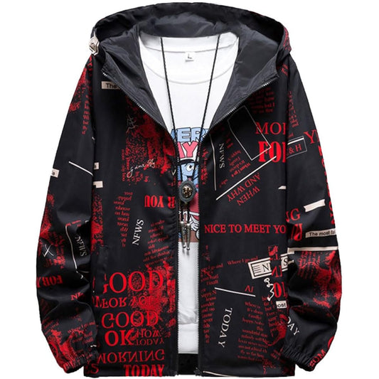 [amatsu] Reversible Zip Up Windbreaker Stylish Parka Korean Fashion Spring Autumn Men's