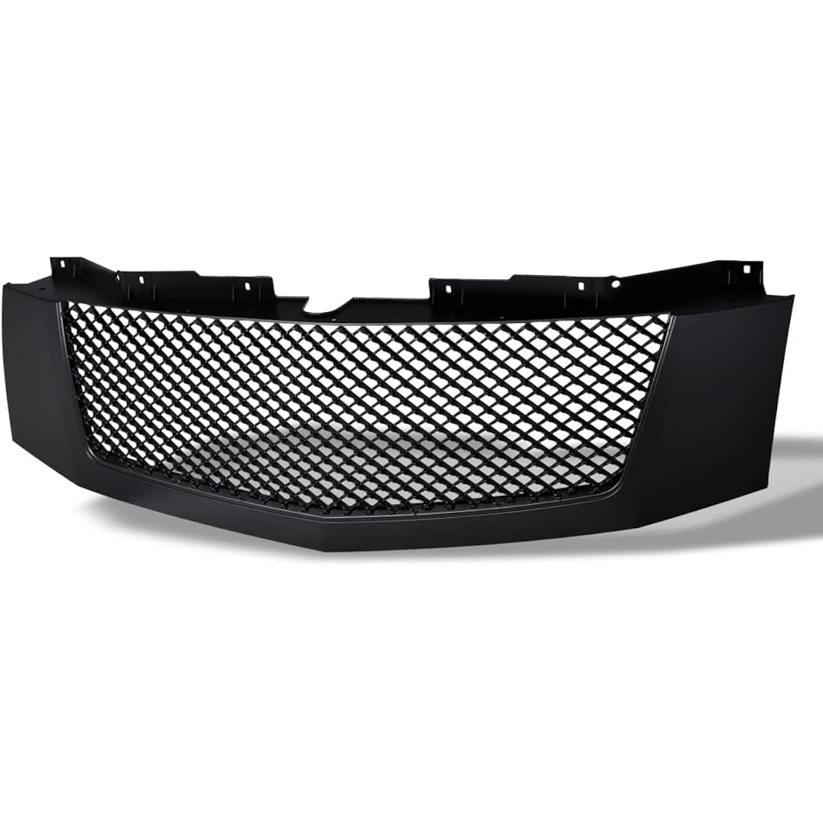 TLAPS 742240368367 2007-2014 CADILLAC ESCALADE/EXT Mat Black Mesh Front Bumper Grill