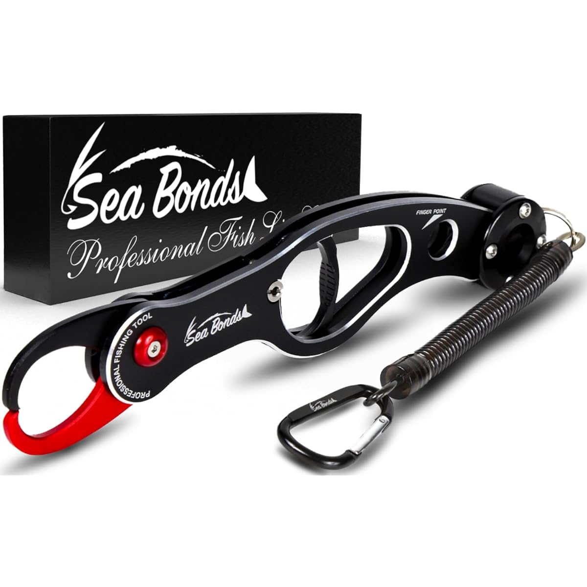 SeaBonds Fish Grip Fishing Rust-free Aluminum Alloy Durable Fishing Grip Fish Grip Fish Grip Red Purple Sea Fishing Load Capacity 30kg SeaBonds