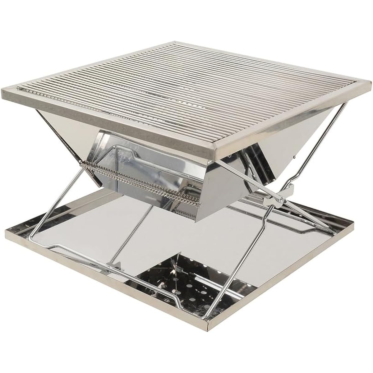 Alpine DESIGN Quick Easy Stainless Steel Fire Stand ./.