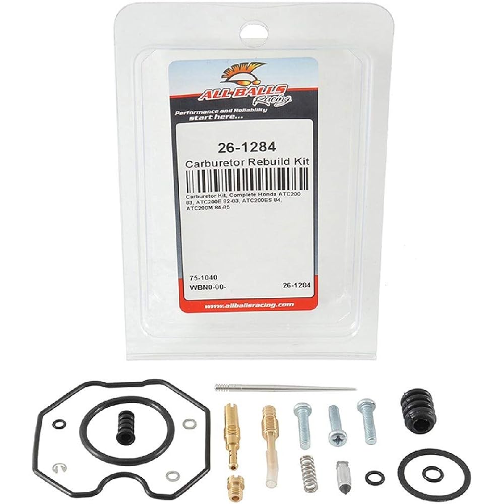 All Balls 26-1284 Carburetor Repair Kit (26-1284 Honda ATC200E/ES/M 1982-1985)