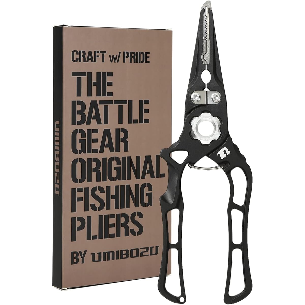 Umibozu Fishing Pliers, Domestic, Rust-proof, Lightweight, Strength, Needle Remover, Line Cutter