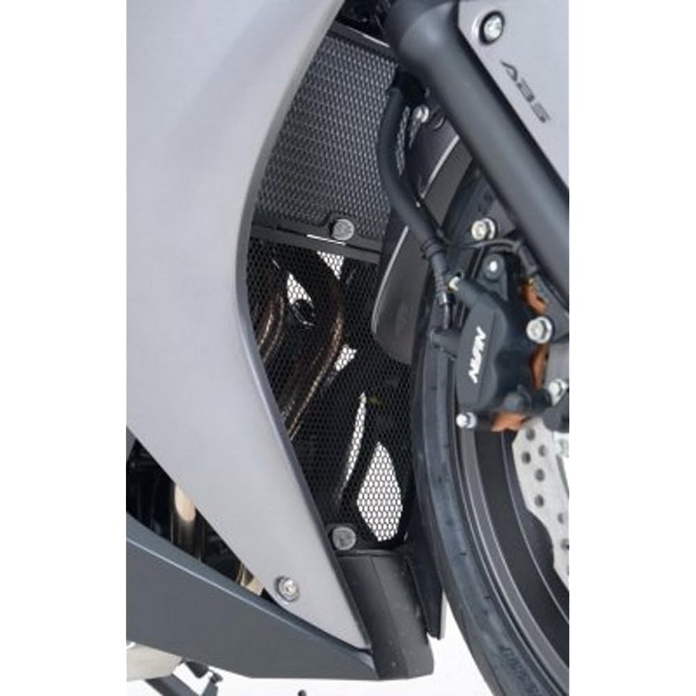 R&G Downpipe Grill Guard Aluminum Black CB400F [NC47](13-) CBR400R [NC47](13-) RG-DG0015BK