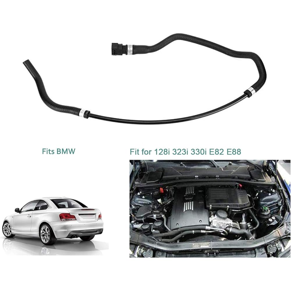 KOXUYIM upper radiator coolant hose BMW 17127618510 BMW 2008-2013 128i 2006-2011 323i 2006 325Xi for 2007-2013 328i