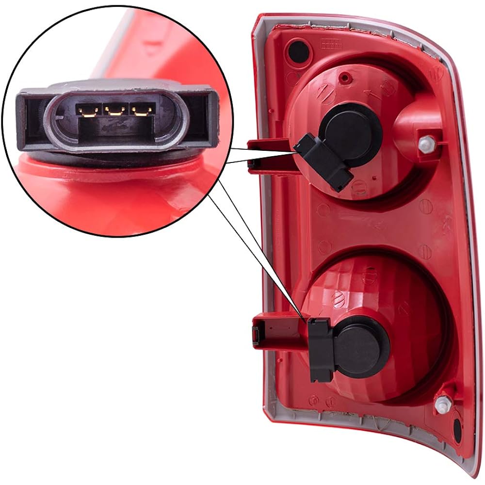 Autoandart replacement driver tail light 2005-2011 DAKOTA pickup truck 55077605AC