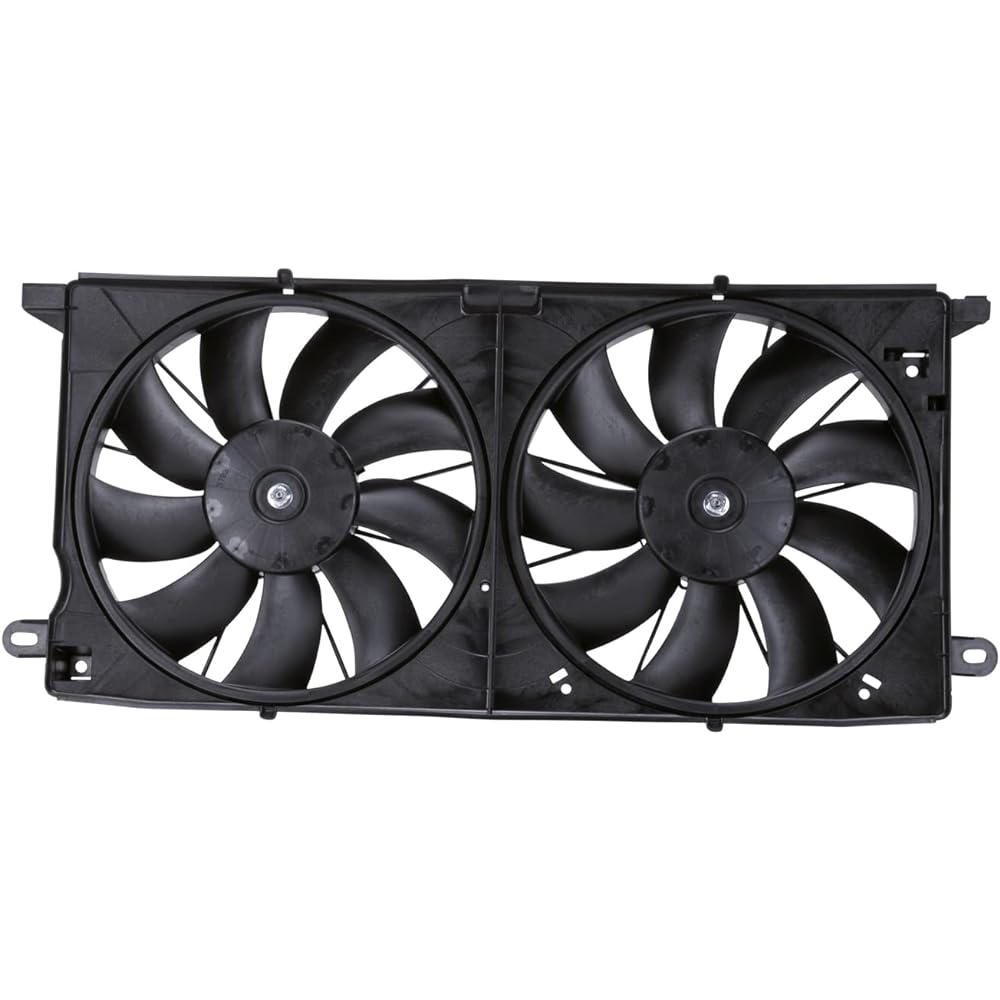 TYC 621390 Cadillac/Oldsmobile Replacement Radiator/Condenser Cooling Fan Assembly