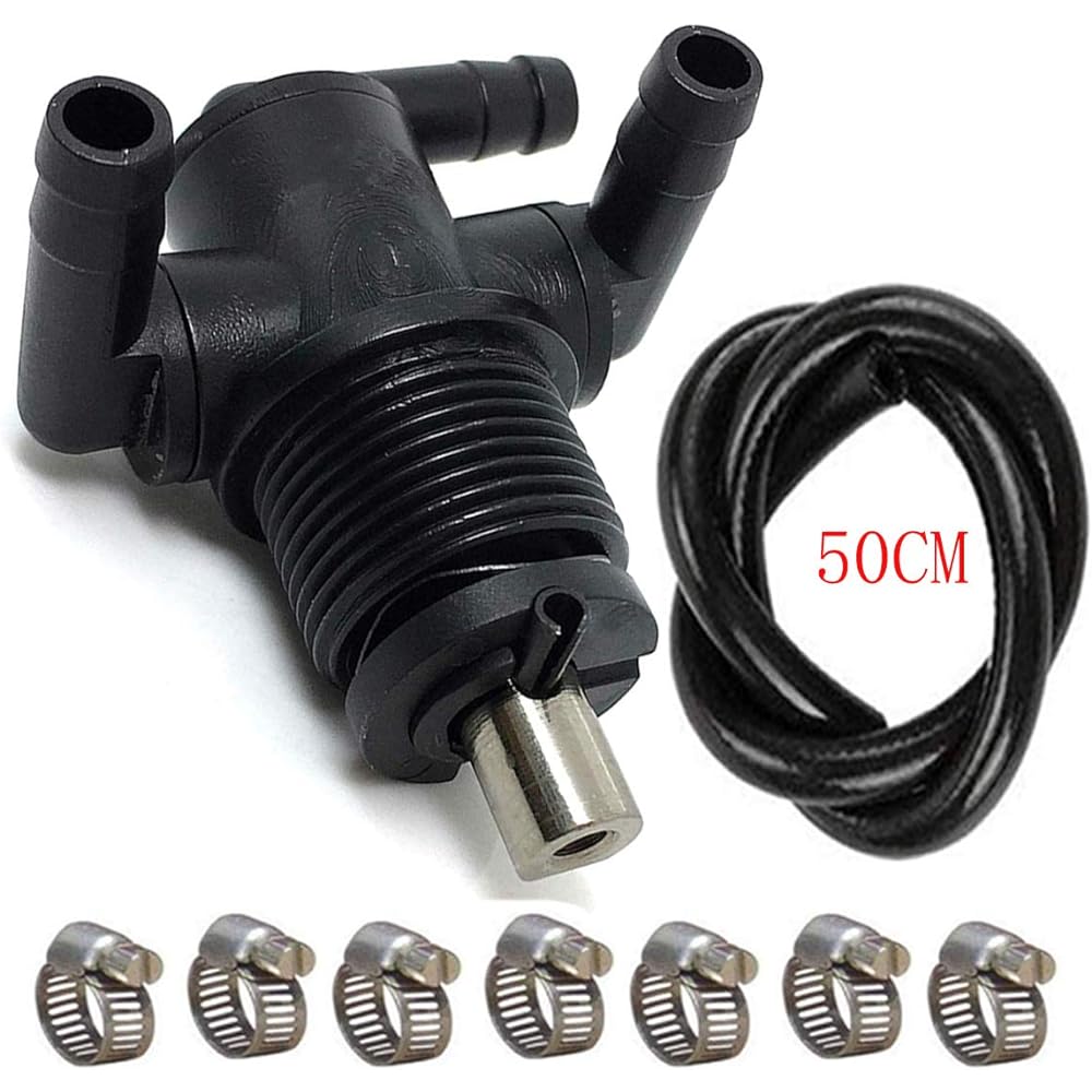 LIYYOO 7052161 Polaris Sportsman Petcock Shutoff Valve Polaris ATV Sportsman 335 325 330 400 500 600 700 7052161, 3 Way Petcock Tank Fuel Shutoff Valve Switch