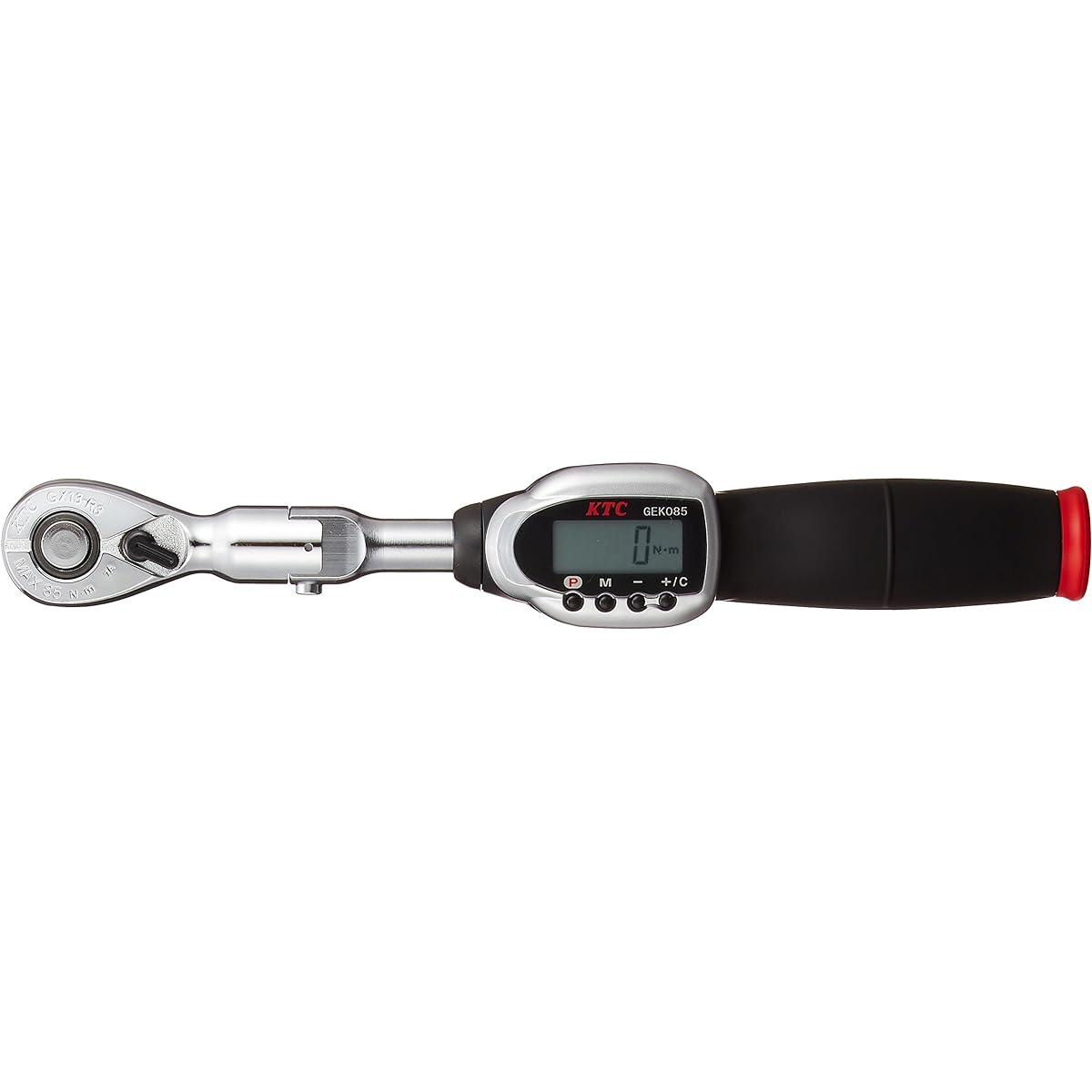 Kyoto Machinery Tools (KTC) Digital Torque Wrench Digi Ratchet Head Replaceable Ratchet Head Set 17~85N・m TGEK085X132