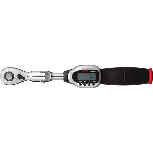 Kyoto Machinery Tools (KTC) Digital Torque Wrench Digi Ratchet Head Replaceable Ratchet Head Set 17~85N・m TGEK085X132