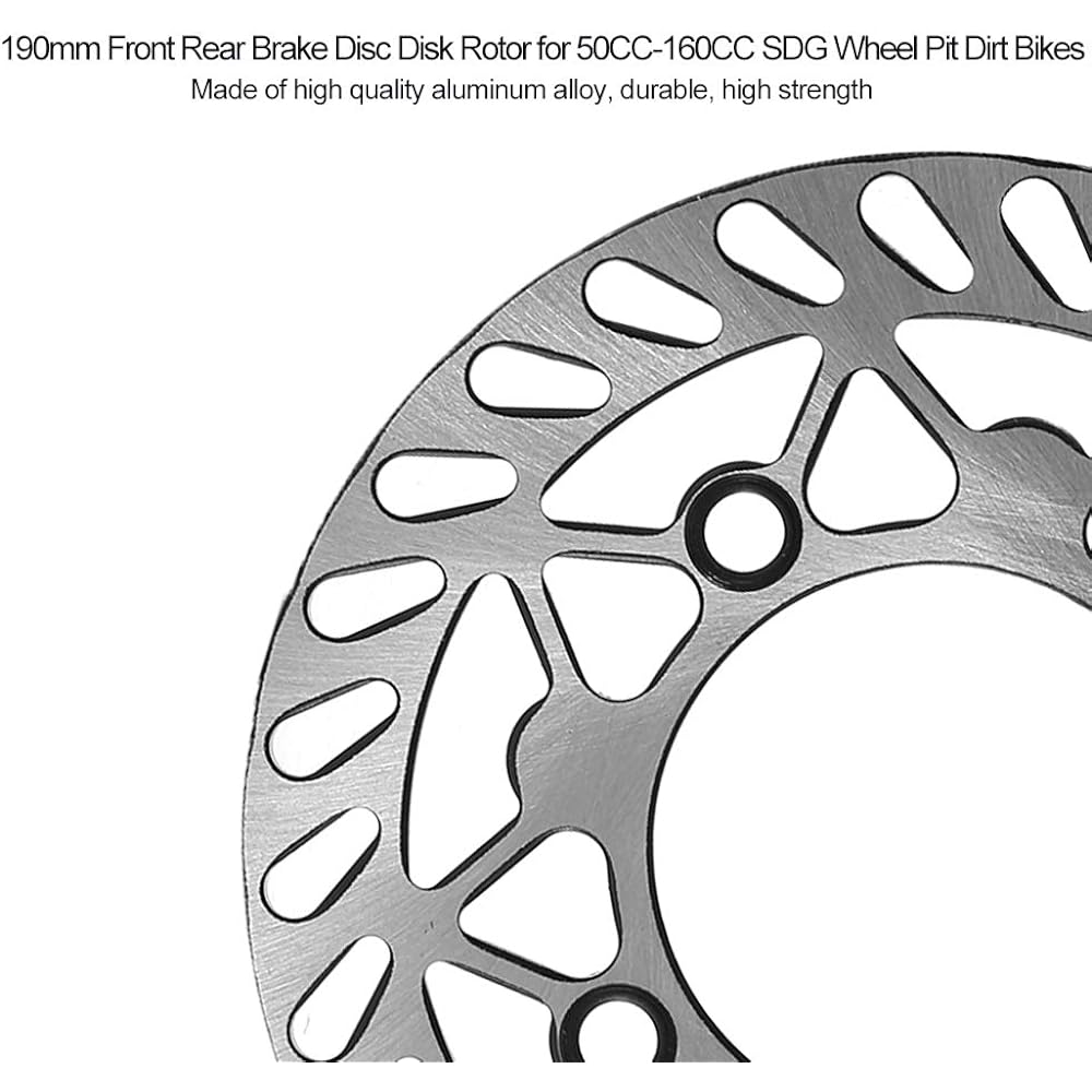 Brake disc 190mm Frontoria brake disc rotor 50cc-160CC SDG for wheelpit dart bike