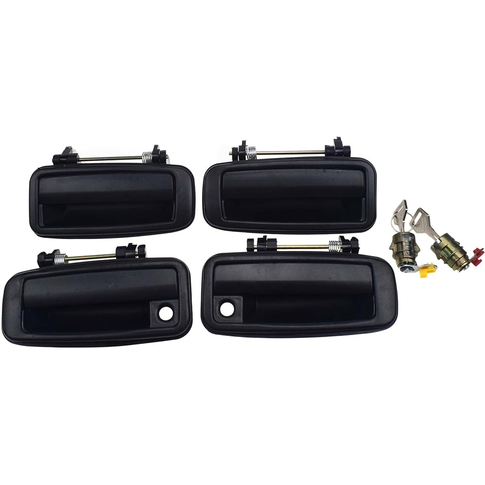 Car Parts Outside Door Door Handle Front Rear left and right & Door Lock Silin Dart Yota Prism 1988 1988 1990 1991 1992 69220-12110 Car Parts (Color: Front Left)
