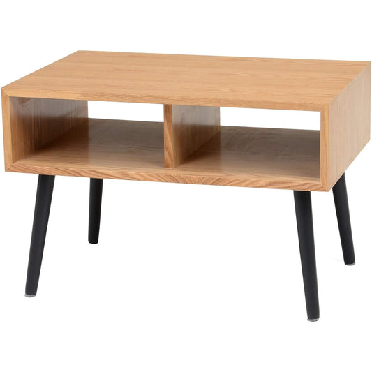 Hagihara Low Table TV Stand Storage [Uses American Walnut] Natural Open Type Width 60 MT-6480NA