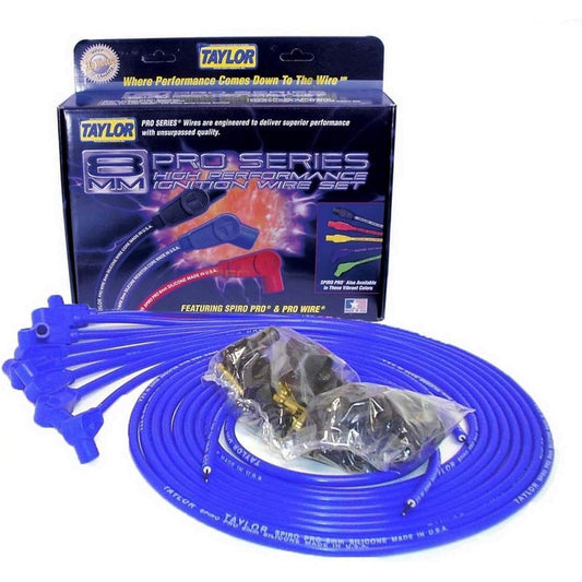 Taylor Cable 73651 Spiro-Pro Blue Spark Plug Wire Set
