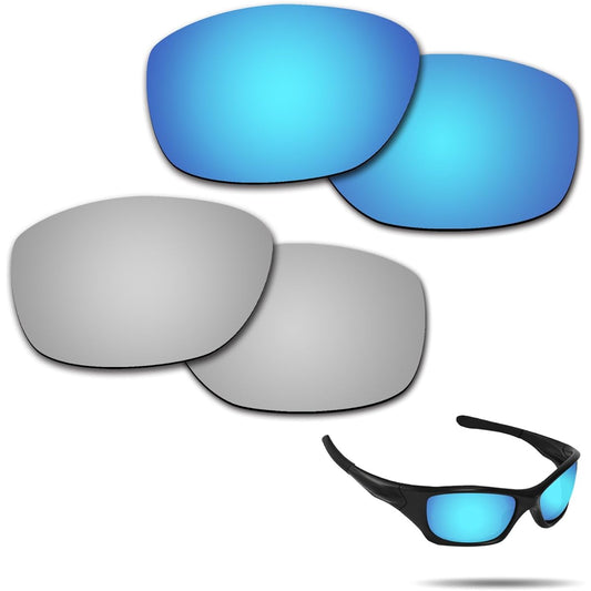 [2 pairs packed] Anti-peeling Oakley Pitbull Replacement Lenses Polarized Pitbull Lenses