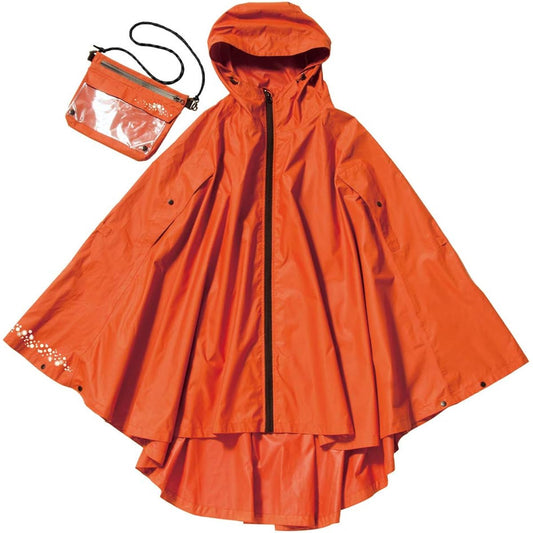 Makku Poncho Terracotta Free Size Waterproof/Breathable Waterproof Multi-sleeve AS-330