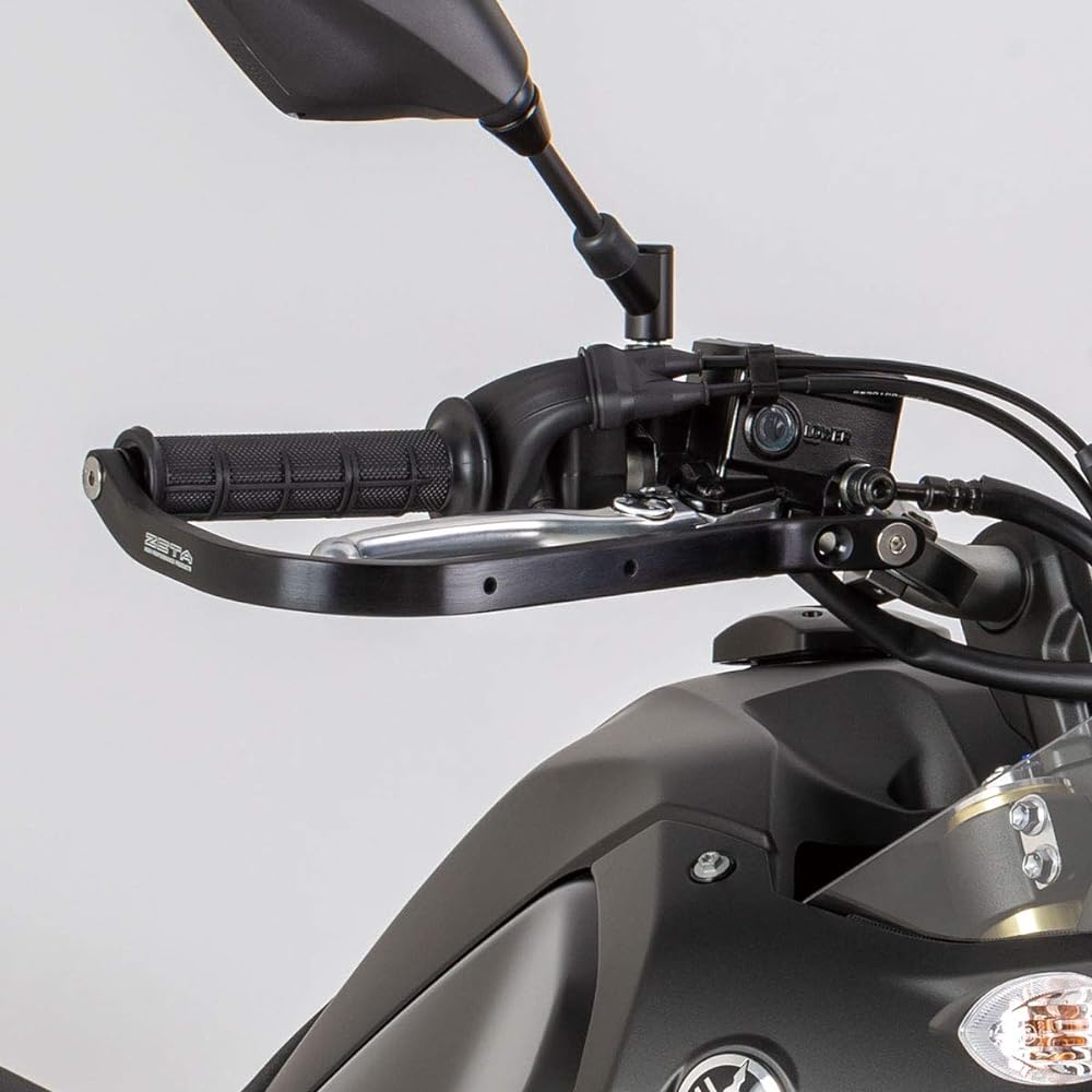 ZETA Adventure Armor Hand Guard Tenere 700 Tenere700 Special Bar End Included Aluminum Black Knuckle Guard Hand Guard ZE72-6041
