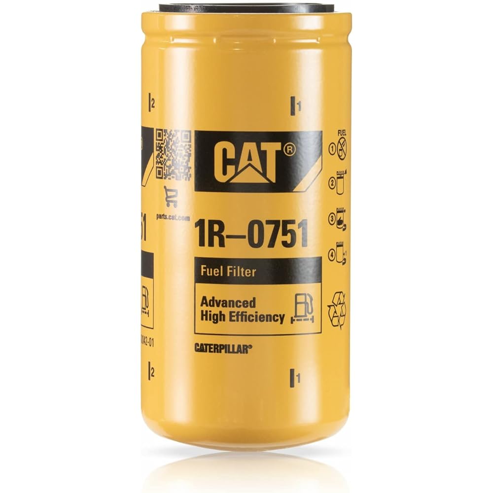 Caterpillar 1R-0751 Advanced High Efficiency Fuel Filter Multipack (Pack of 2)