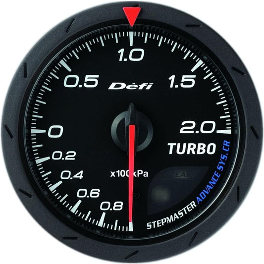 Nippon Seiki Defi Meter [Defi-Link ADVANCE CR] Turbo Meter 60φ 200kpa (Black) DF08602