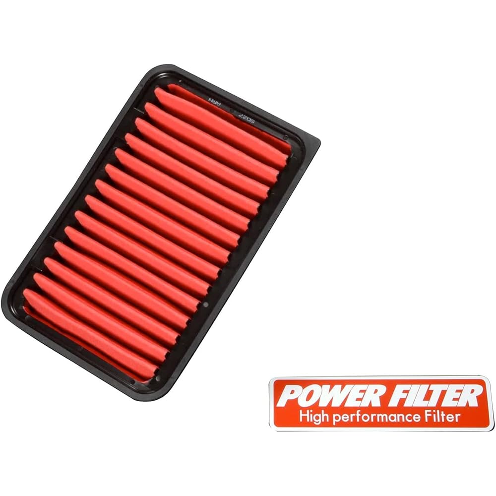 Monster Sports Air Filter [POWER FILTER PFX300] SD27A For Swift [ZC43S/ZC53S/ZC83S/ZD53S/ZD83S]/Ignis [FF21S]/Solio [MA26S/MA36S/MA46S] and others Genuine Compatible Air Cleaner Power Filter MA37 [SD27A] Red