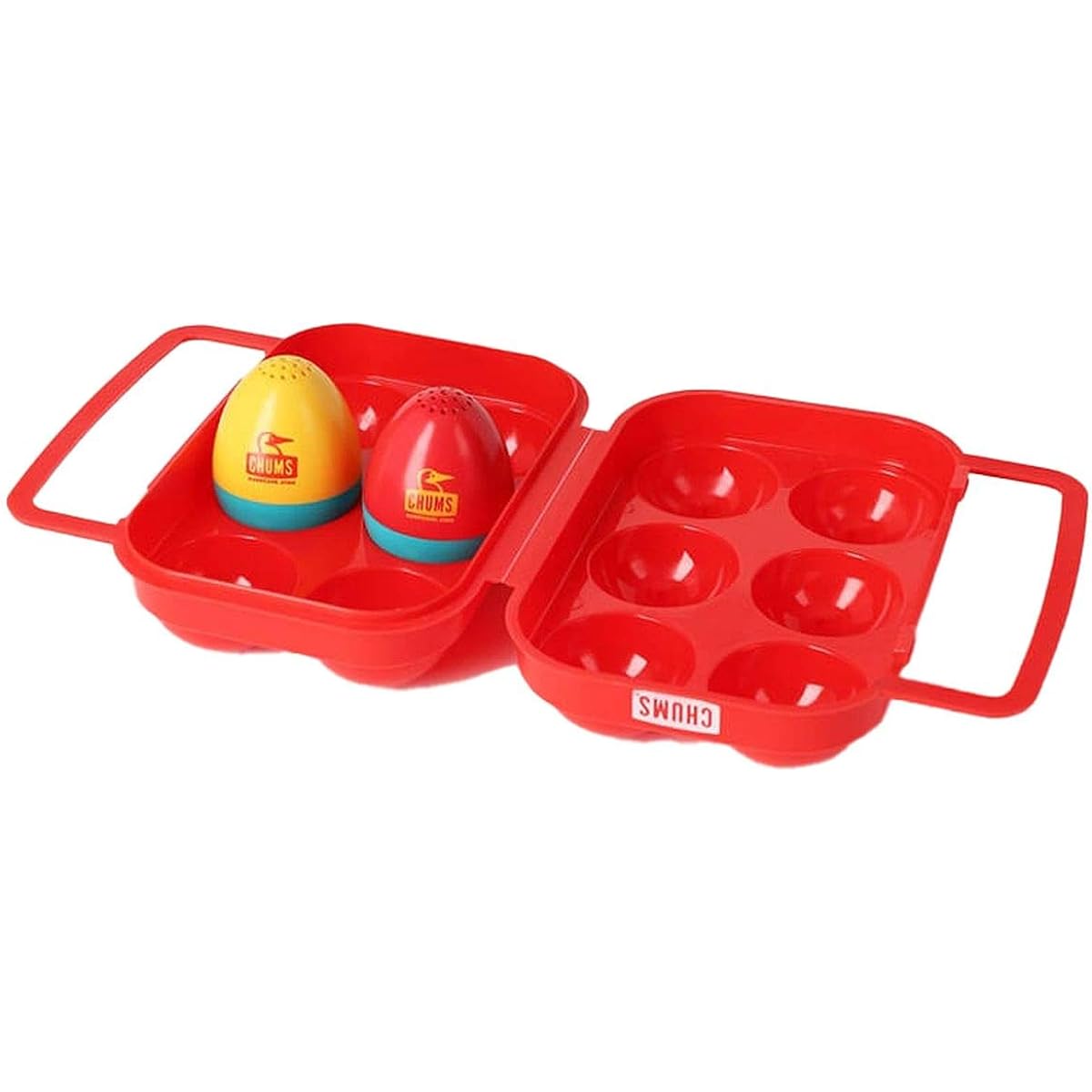 CHUMS Booby Egg Salt & Pepper CH62-1456-0000-00 Egg case: H7.5 x W15 x L11cm, Spice case: H5.5cm (Diameter 4.8cm)
