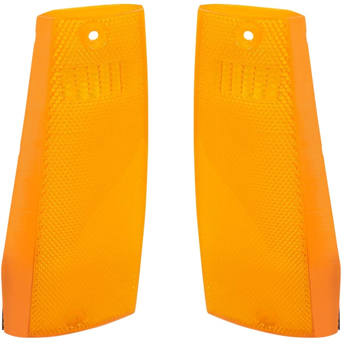 Autoandart replacement driver's seat side and passenger seat side, side marker light unit with single headlights 1984-1996 Cerocular 84-90 WAGONEER 86-92 COMANCHE