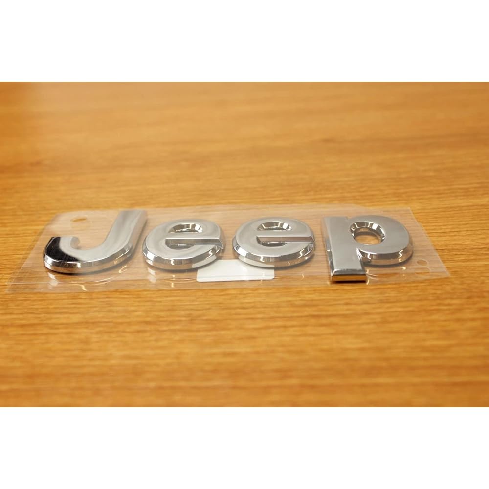 MOPAR OEM Emblem Name Plate Badge 2005-2016 Jeep Wrangler Compass Liberty Chrom