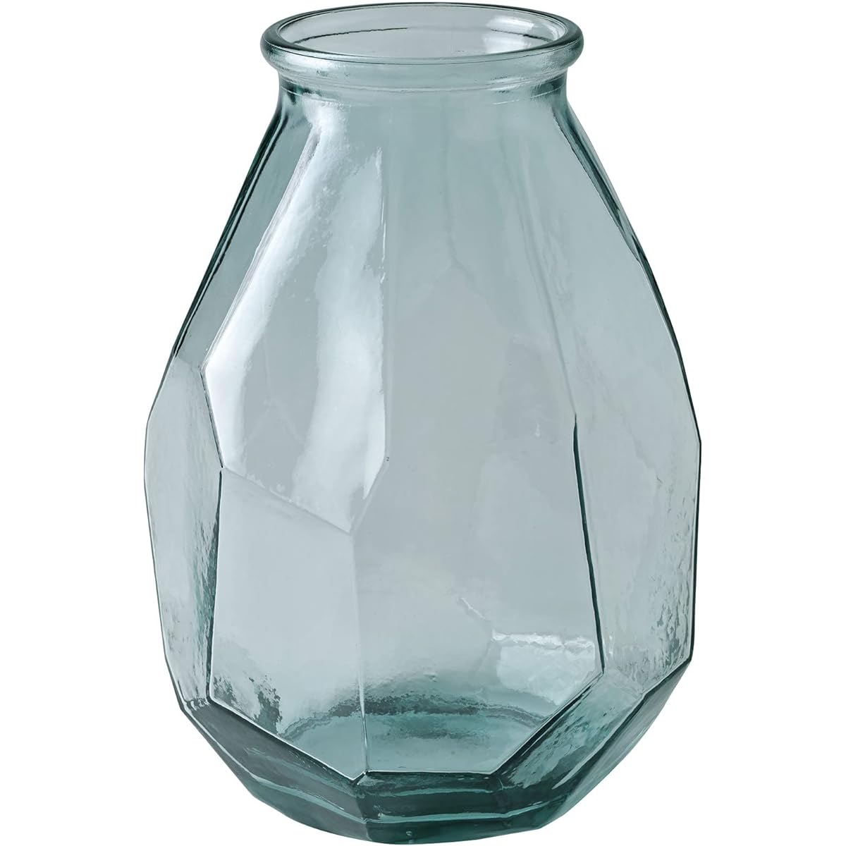 SPICE OF LIFE Vase VALENCIA Recycled Glass Flower Vase VEINTISIETE Diameter 23cm Height 34.5cm Spanish Glass VGGN2240
