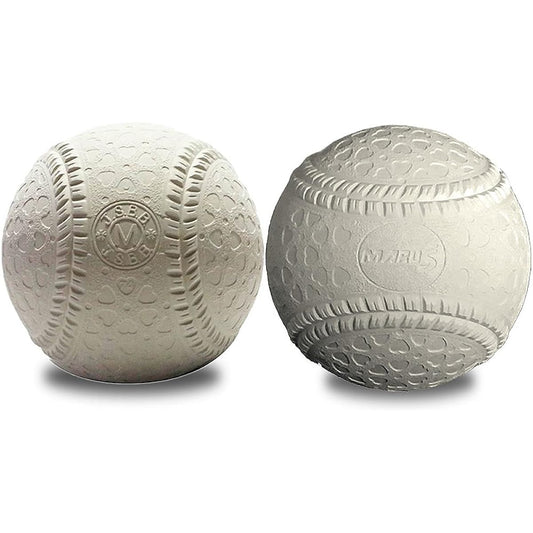 Daiwa Maruesu Softball Baseball Ball Officially Licensed Ball M Size (For General/Junior High School Students) Half Dozen (6 Balls)
