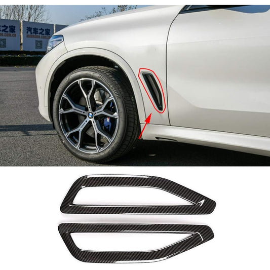 LUOCKY Carbon Fiber Front Side Fender Bent Food Fucking Origin BMW X5 G05 2019 Exterior Accessories