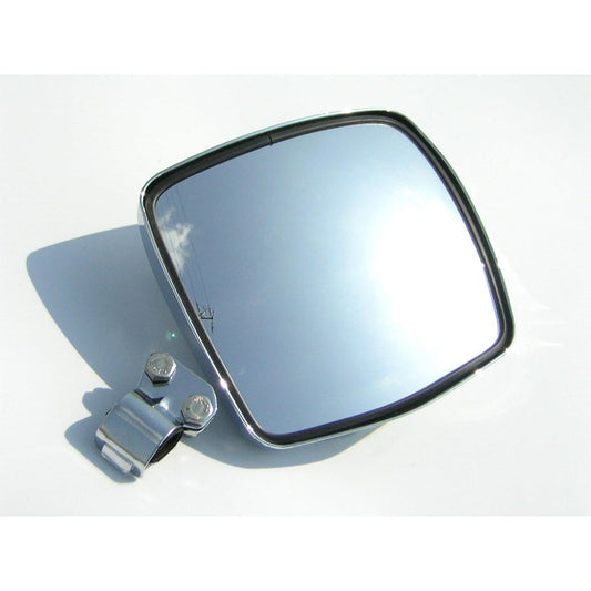 JET INOUE Square Side Under Mirror Curved Lens 300R Wide Mirror Truck Side Mirror Chrome Plated 501531