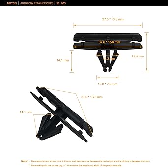AOLYGEI C47 Fender Flare & Locker Molding Clip Replacement Geep Langler JK & Unlimited JK RAM 4500 RAM 5500 68039280-AA