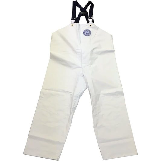 KURAHUTERU Ikari Fisherman Rain Wear Chest Pants Open Front 2L White 11EA117
