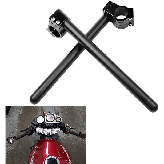 HIYOYO Autobi 7/8 inch handlebar clip on 37mm fork tube handlebar cafe racer