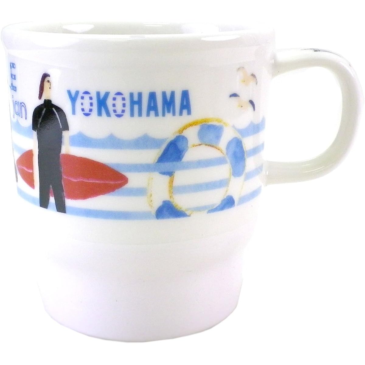 STARBUCKS Starbucks Japan Limited Yokohama Limited Mug Renewal Design Sea Marine Seagull Boat Kanagawa Yokohama Yokohama Regional Limited Local Limited White White Mug Cup Pottery