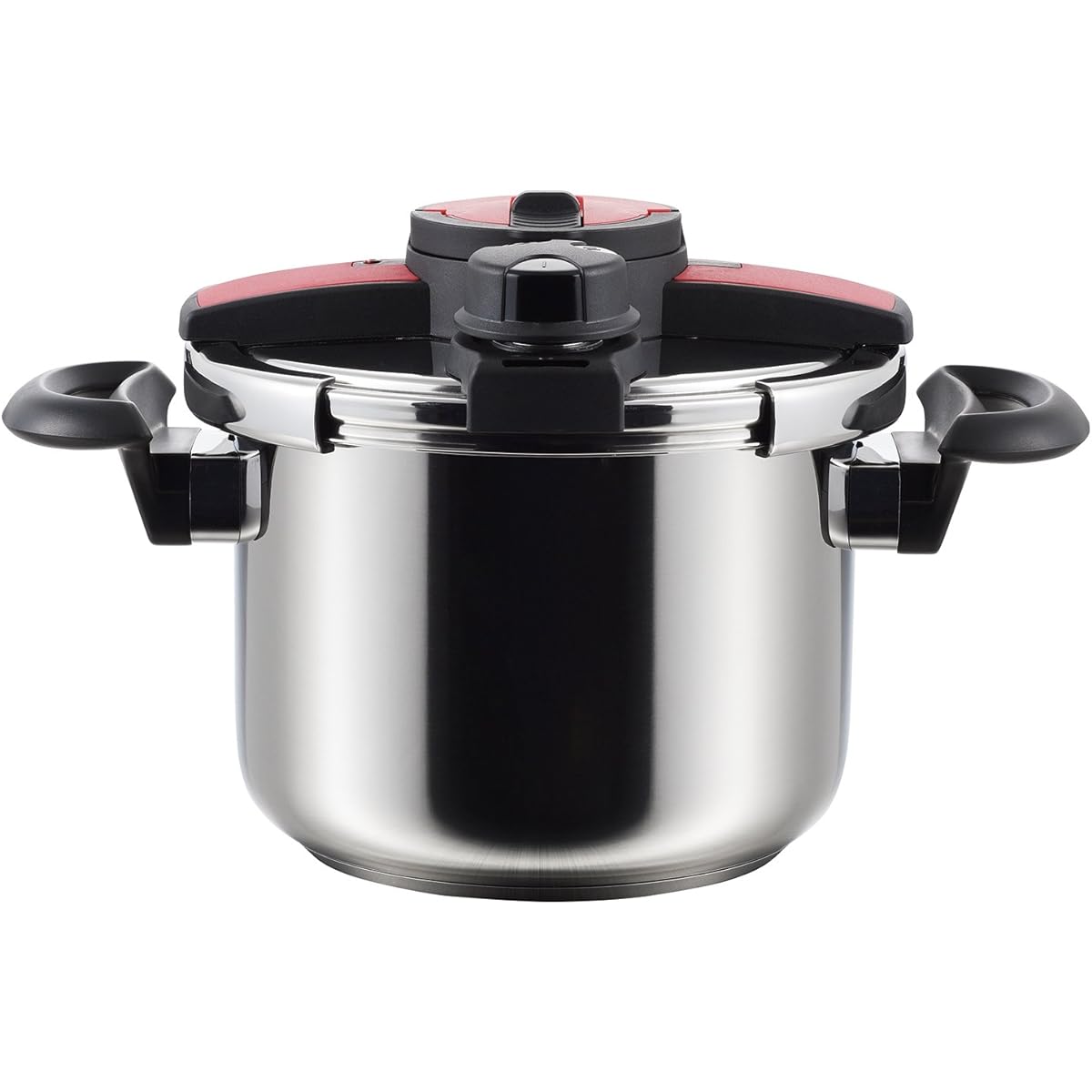 Aoyagi Corporation NEW Bordeaux Stainless Steel Two Hand Pressure Cooker 6L 23002 Silver