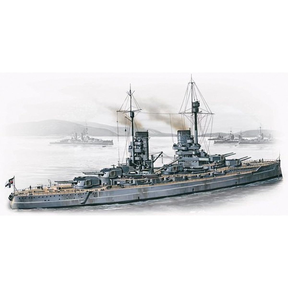 ICM 1/350 German Dreadnought Battleship König Plastic Model S001