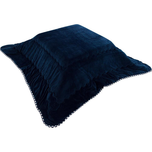 Arie (Arie) Smooth Kotatsu Futon Rectangle Ace 190 x 240 cm Navy