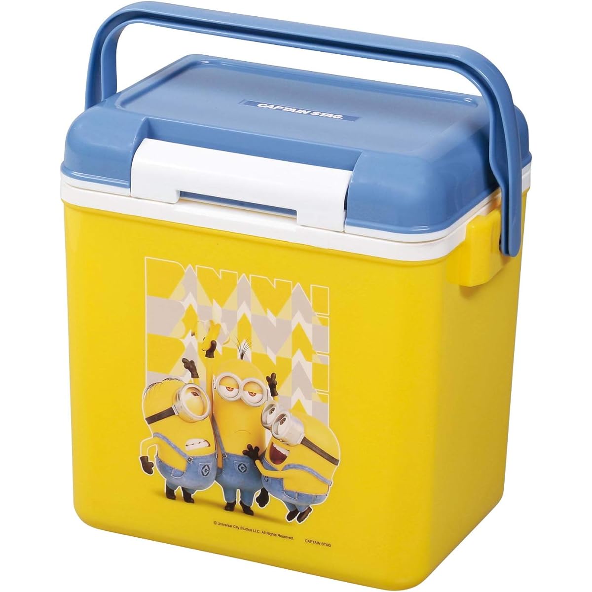 CAPTAIN STAG Minions Cooler Box 8 Capacity 6.8L Shoulder Strap Included Made in Japan Minions / 3D UY-8038