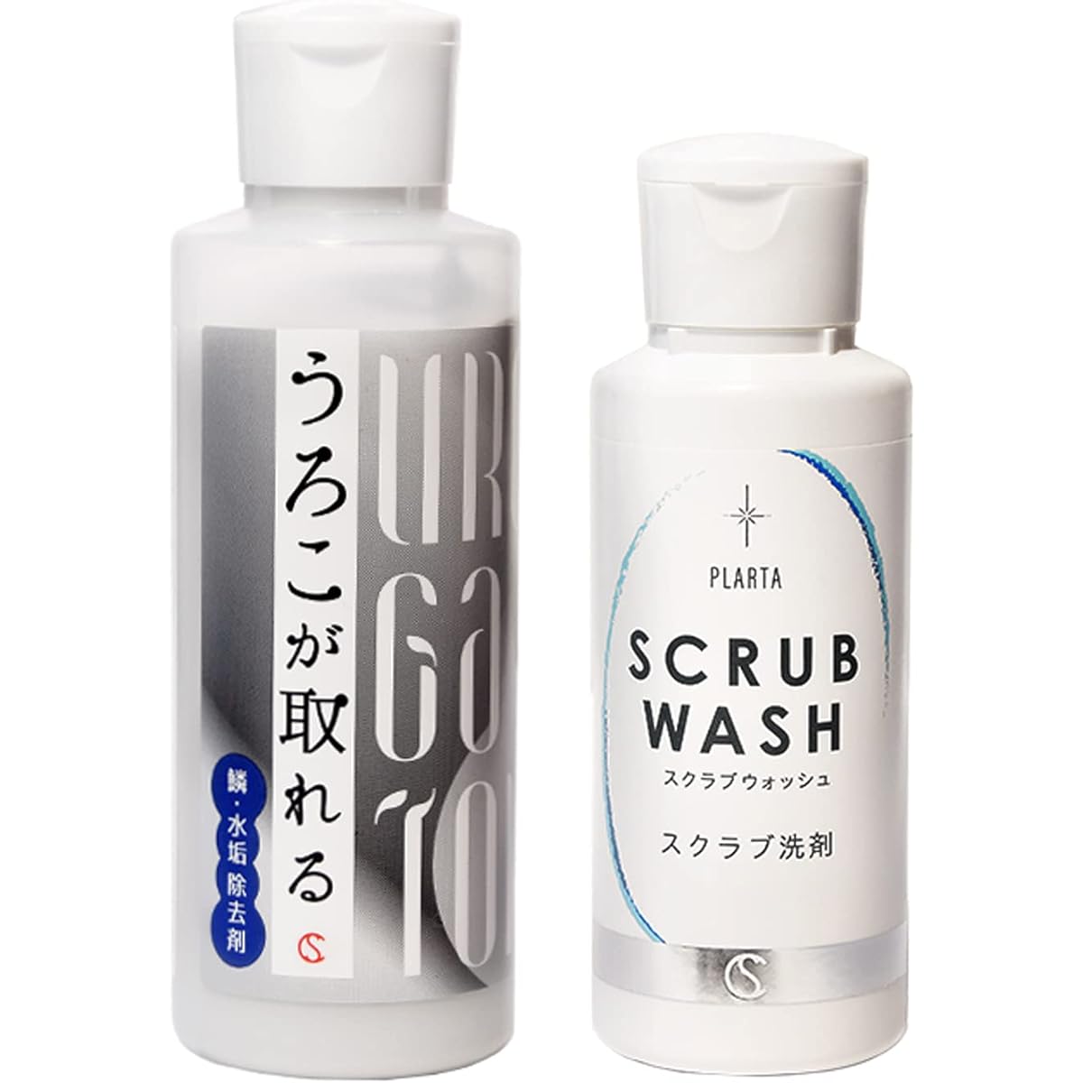 Scale Remover 150ml + SCRUB WASH 100ml Set Glass Mirror Scale Remover Sink Bathtub Stainless Steel