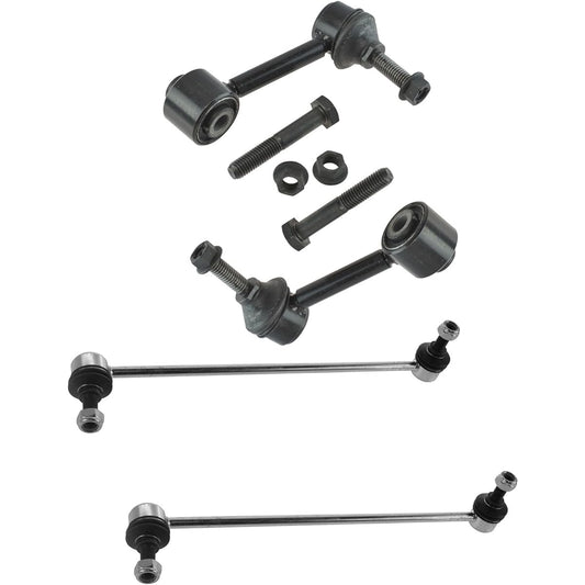 Stabilizer Swaver Endink Frontoria LH RH 4 pieces for Audi VW
