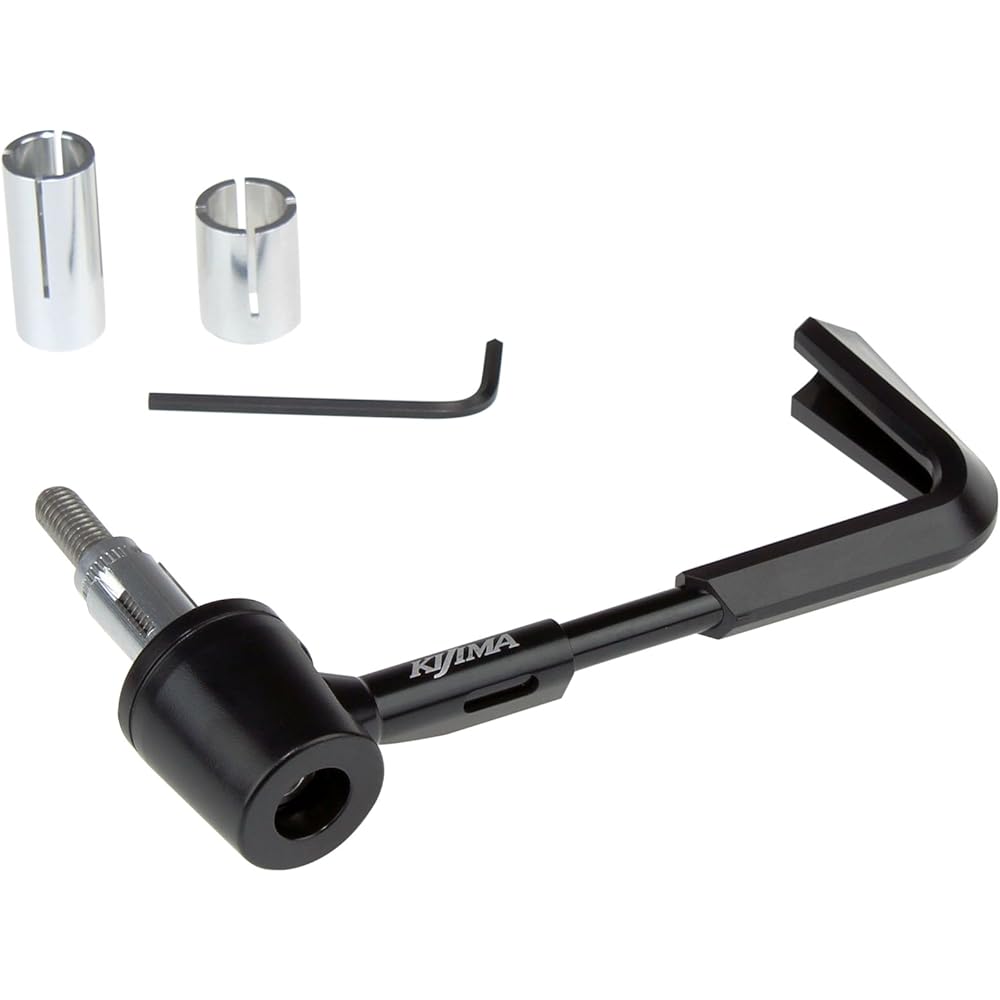 Kijima Motorcycle Bike Parts Lever Guard Black Right Side Inner Diameter 14/16/18mm Universal 204-2151
